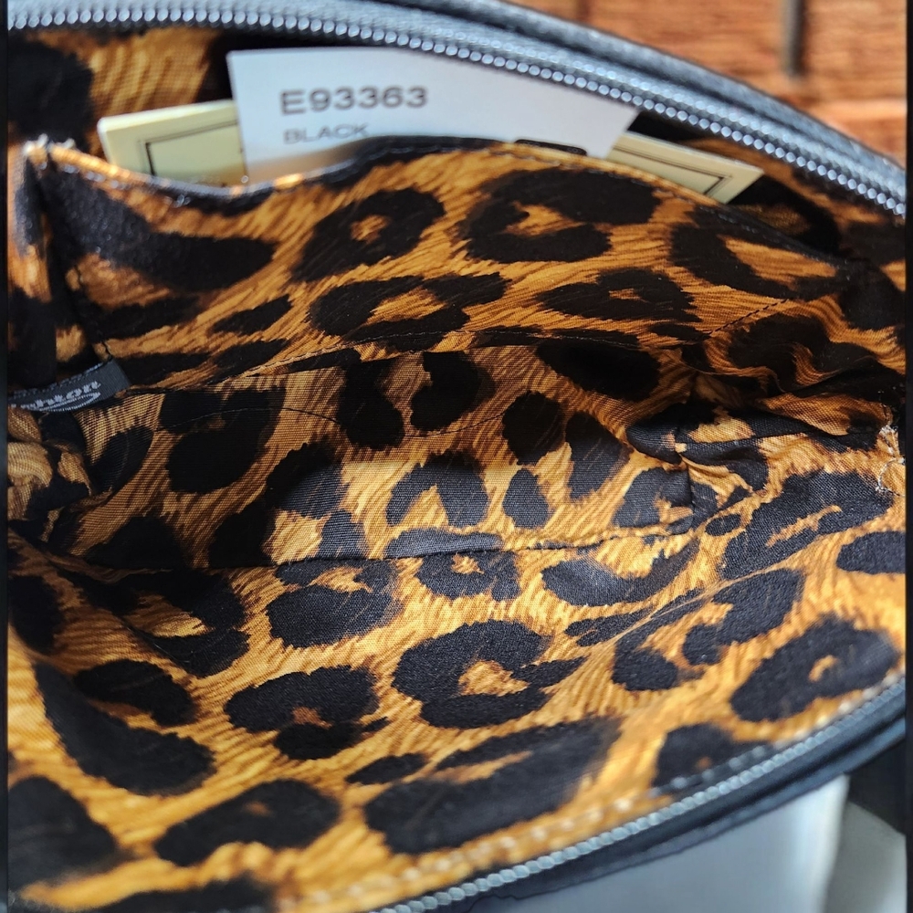**Brighton Cher Black Croc-Embossed Wristlet - Picture 3 of 4